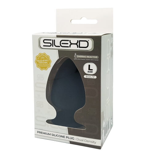 Silexd - Model 1 Dual siliconen Butt plug - Large