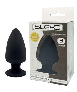 Silexd - Model 1 Dual siliconen Butt plug - Medium