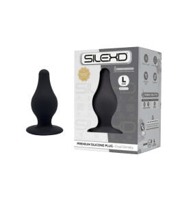 Silexd - Model 2 Dual siliconen Butt plug - Large