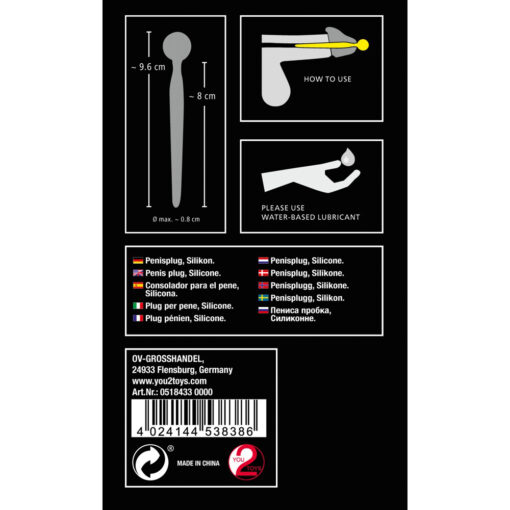 Siliconen Dilator Penis Plug
