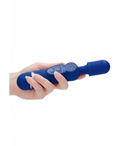 Siliconen Massage Wand Flexibel - Blauw