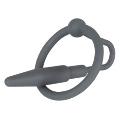 Siliconen Penis Plug met Eikel Ring