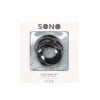 Sono No 86 - Siliconen Cockring set - Zwart