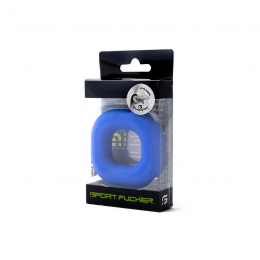 Sport Fucker - Silicone Big Boner Cockring - Blauw