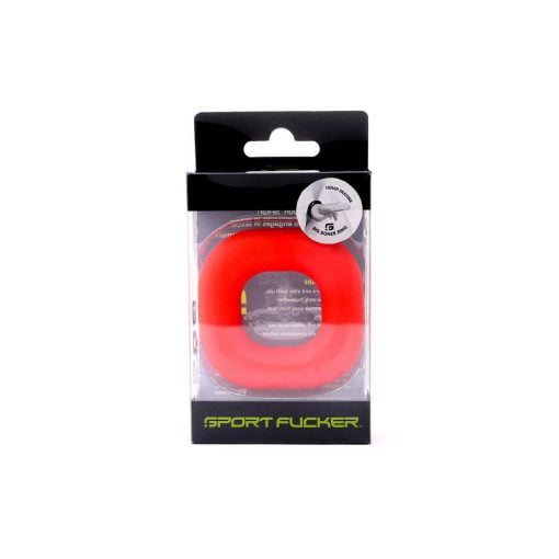 Sport Fucker - Silicone Big Boner Cockring - Rood