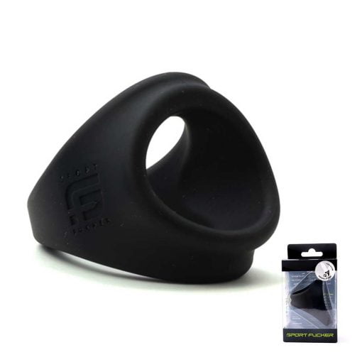 Sport Fucker - Silicone Freeballer Cockring - Zwart