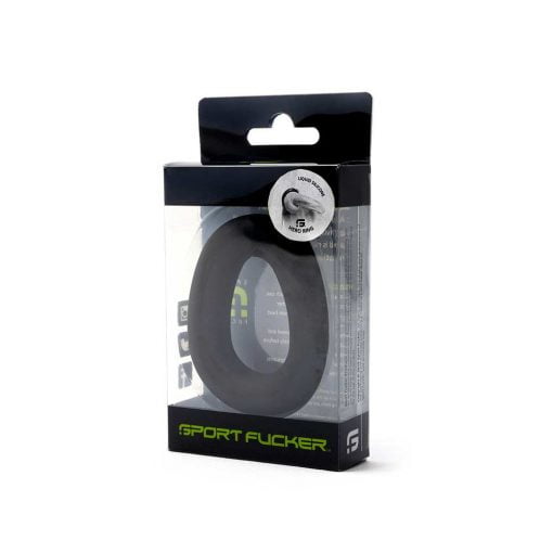 Sport Fucker - Silicone Hero Cockring - Zwart