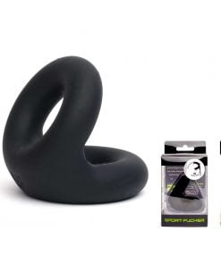 Sport Fucker - Silicone Rugby Cockring - Zwart