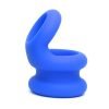 Sport Fucker - Silicone Switch Hitter Cockring - Blauw