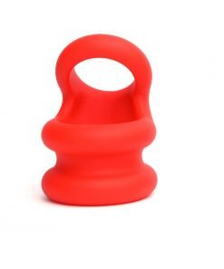 Sport Fucker - Silicone Switch Hitter Cockring - Rood