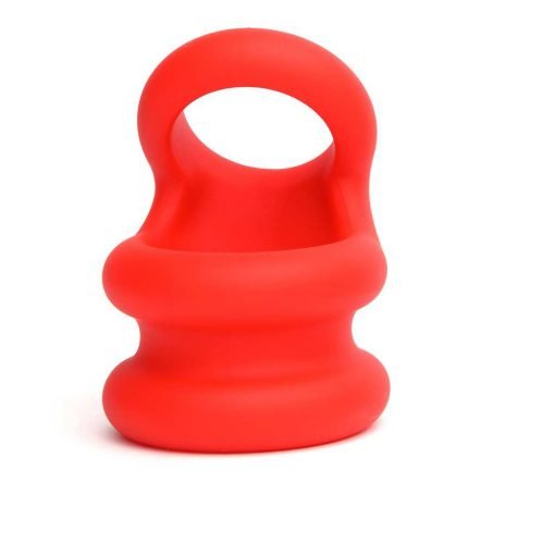 Sport Fucker - Silicone Switch Hitter Cockring - Rood