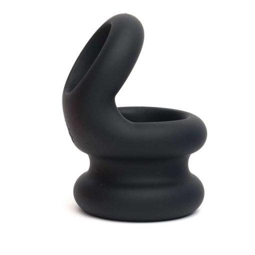 Sport Fucker - Silicone Switch Hitter Cockring - Zwart