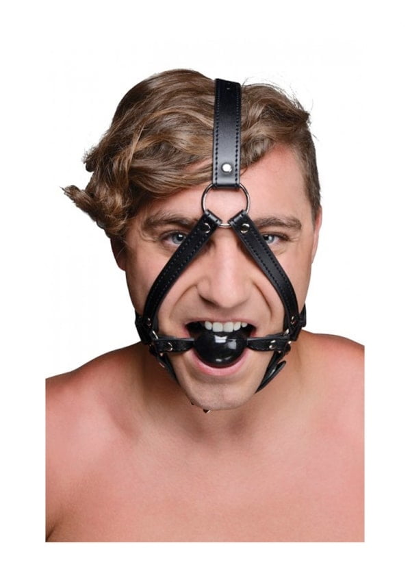 Strict - Hoofd Harnas Met Ballgag