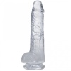 Transparante dildo met zuignap