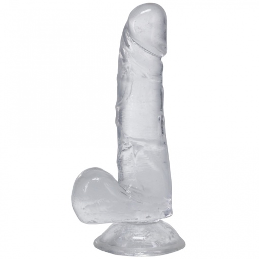 Transparante dildo met zuignap