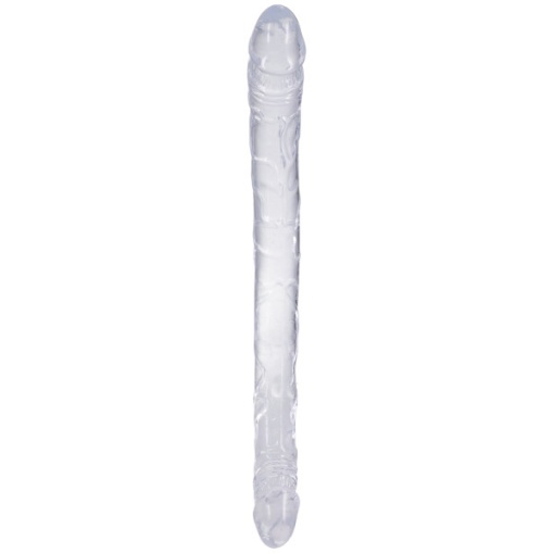 Transparante dubbele dildo