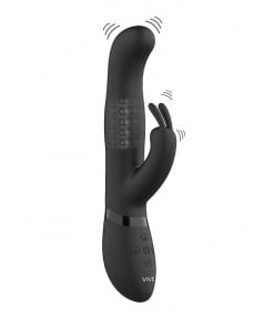 Vive - Izara Roterende Kralen Rabbit Vibrator - Zwart