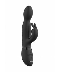 Vive - Roterende Rabbit Niva vibrator - Zwart