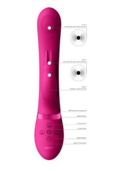 Mei - Dual Pulse-Wave  Vibrating C-spot  G-Spot Rabbit - Roze