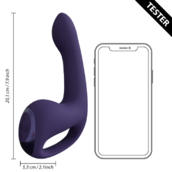 Riko - Triple Motor Thumper met Geavanceerde Vingerbeweging Pulse Wave Stimulator - Paars - Tester