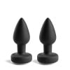 Vibrerende Buttplug met afstandsbediening en LED verlichting - Small