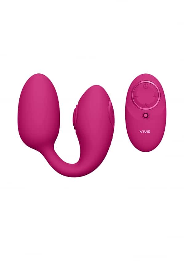 Vive Aika - Krachtig vibratie ei met afstandsbediening - Roze