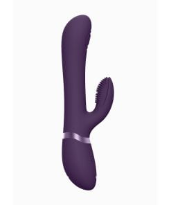 Vive Etsu Luxe Vibrator met verwisselbare clitoris sleeves - Paars