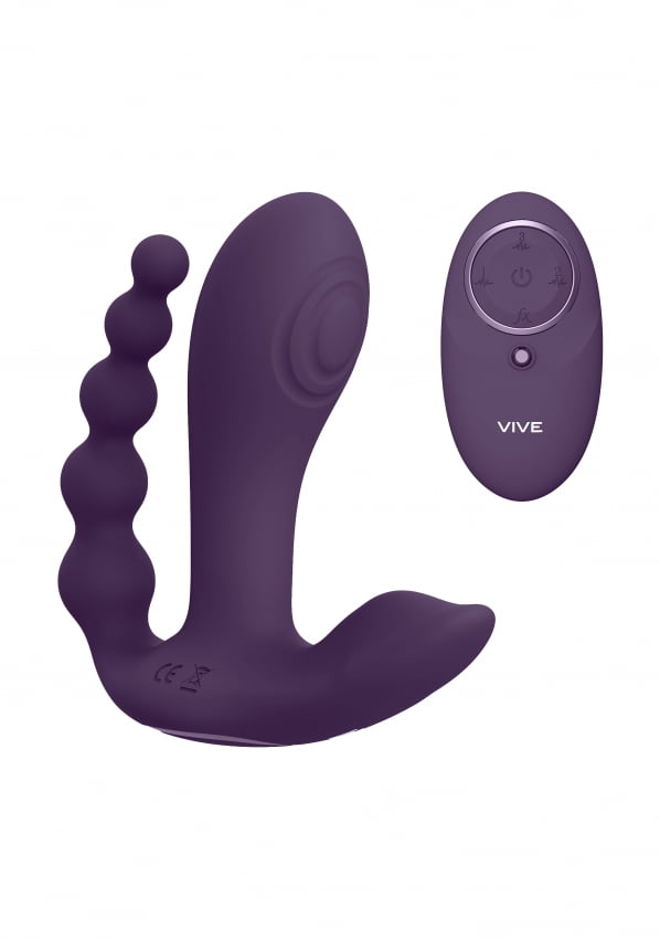 Vive Kata - Dubbele Penetratie Vibrator - Paars