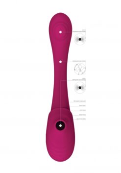Vive - Mirai Dubbelzijdige pulsgolf & luchtgolf buigbare vibrator