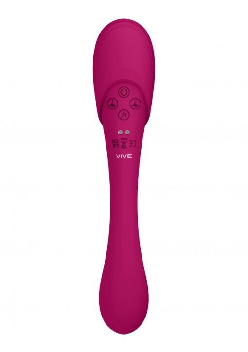 Vive - Mirai Dubbelzijdige pulsgolf & luchtgolf buigbare vibrator