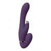 Vive Suki- Luxe Strapless strap on Vibrator - Paars