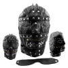 XX-Dreamtoys - Echt leren masker Heavy zwart