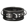 XX-Dreamtoys - leren halsband breed zwart