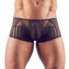 Zwarte transparante mannenshort