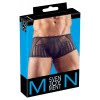 Zwarte transparante mannenshort