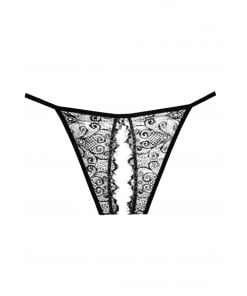 Adore Enchanted Belle Panty met open kruisje – Zwart