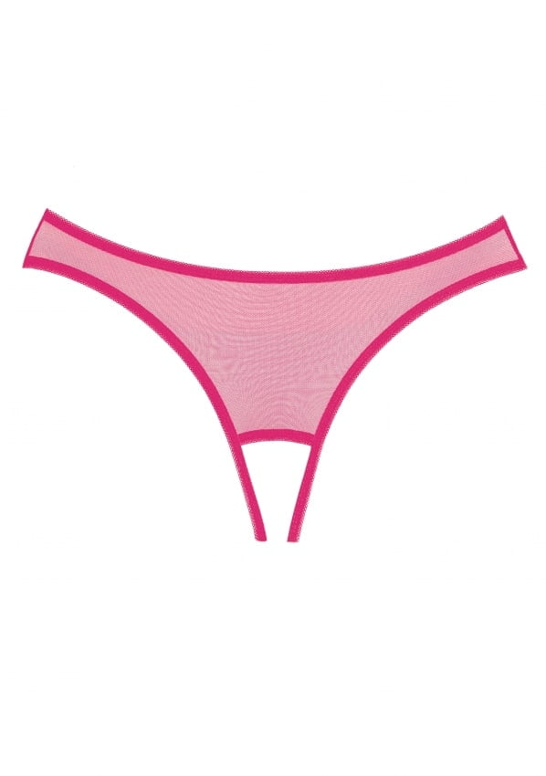 Adore Exposé Panty Open Kruis – Hot Pink