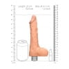 Realrock Vibrator – 23 cm Vibrating Dildo met ballen – Huidskleur