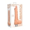 Realrock Vibrator – 23 cm Vibrating Dildo met ballen – Huidskleur