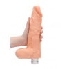 Realrock Vibrator – 25 cm Vibrating Dildo met ballen – Huidskleur