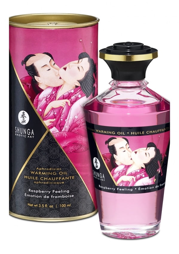 Aphrodisiac Verwarmende Massage Olie Blazing Rasberry