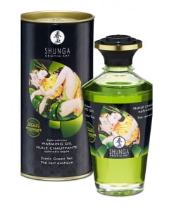 Shunga – Aphrodisiac Verwarmende Olie Green Tea