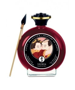 Shunga - Aardbeien & Champagne Bodypainting