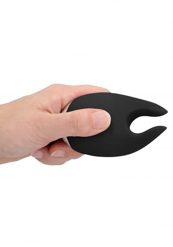 Vayle - Clitoris Oplegvibrator van Siliconen - Zwart