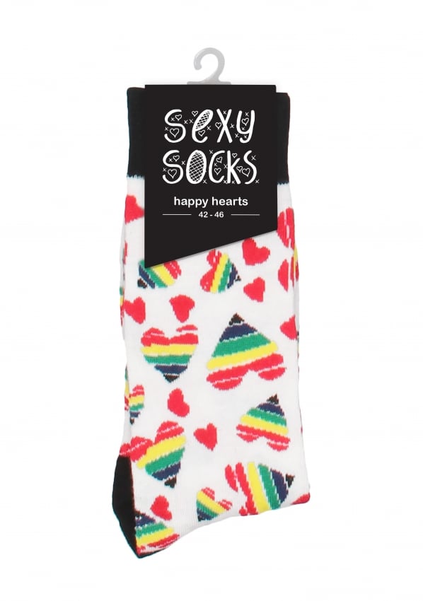 Sexy Socks - Happy Hearts